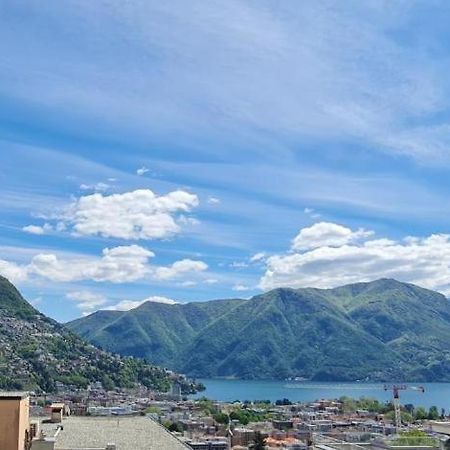 Lugano Lakeview Apartment With Self Check-In & Private Parking On Request Экстерьер фото