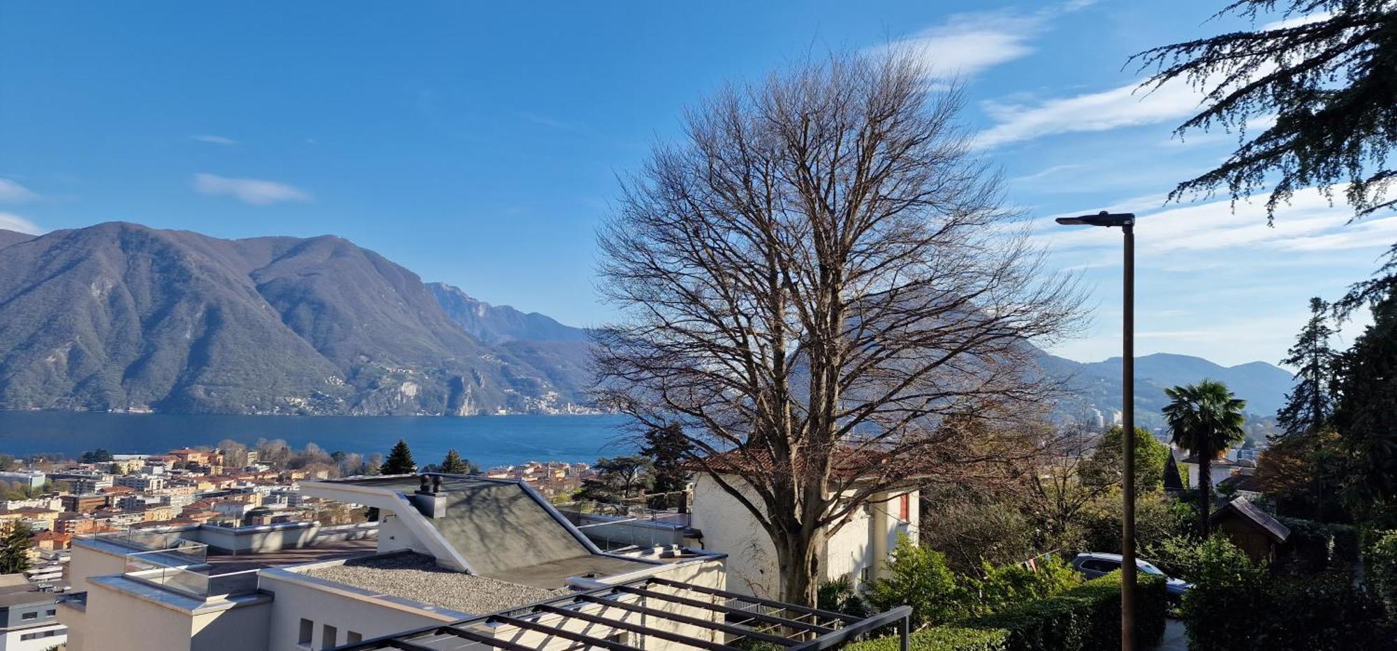 Lugano Lakeview Apartment With Self Check-In & Private Parking On Request Экстерьер фото